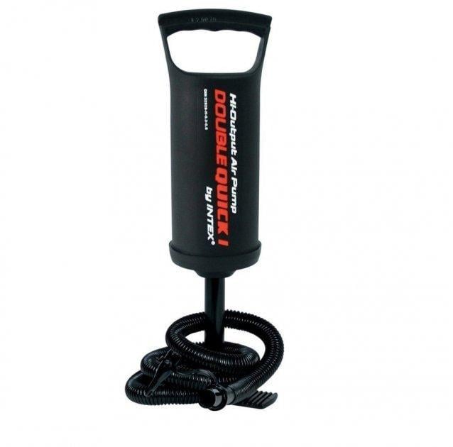 Матрас надувной Intex Classic Downy двухместный с двумя подушками и ручным насосом 183x203x25 см Синий (D-2019090852) - фото 2 Матрас надувной Intex Classic Downy двухместный с двумя подушками и ручным насосом 183x203x25 см Синий (D-2019090852) - фото 2