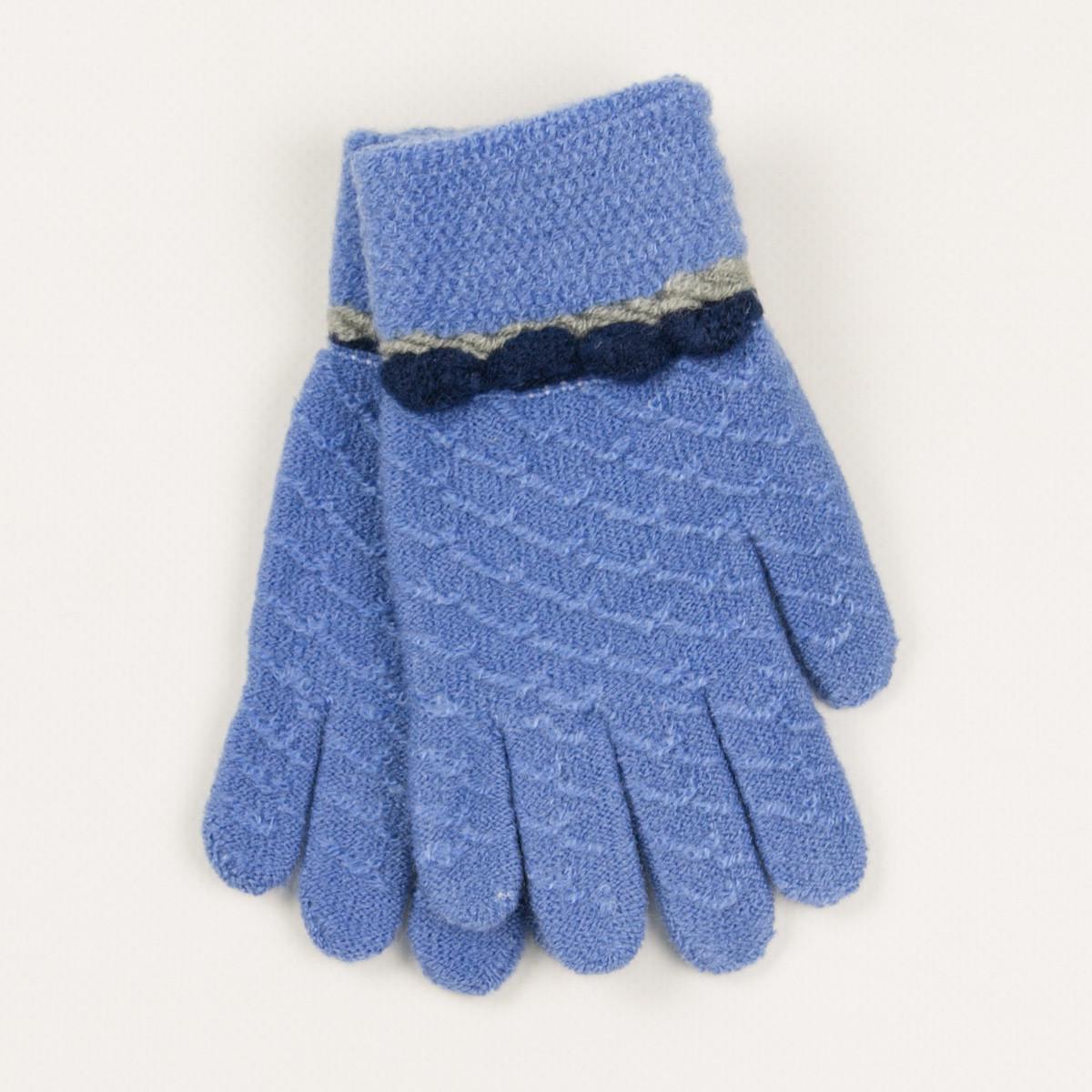 ᐉ Перчатки для мальчиков и девочек 2-3 года 19-7-42 Голубой (DR010193)