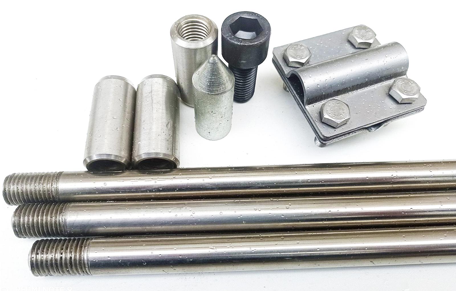 Комплект заземлення з нержавіючої сталі RAM R 4,5 м d 16 мм (43045)