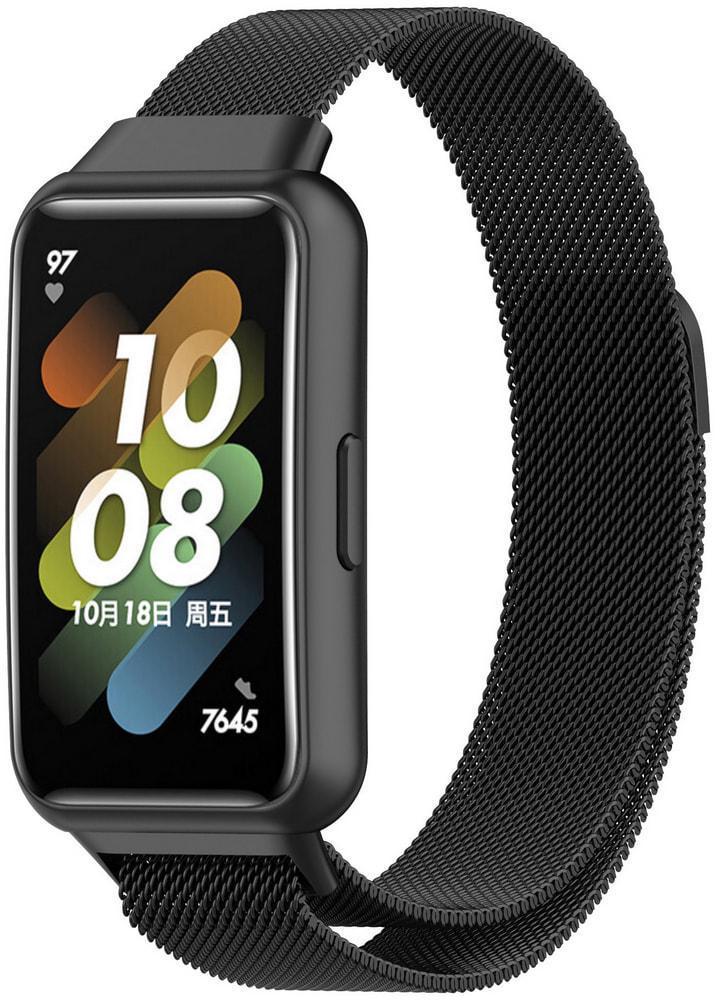 Ремешок миланский Milano Mesh для Honor Band 7 Black (39349-2B)