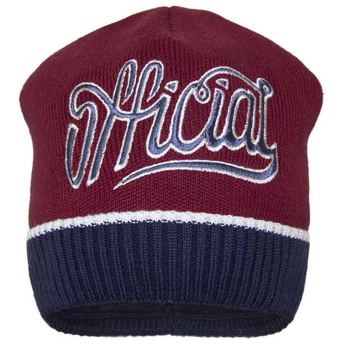 Шапка зимняя Девид стар. р. 52 Вишневый (16337)