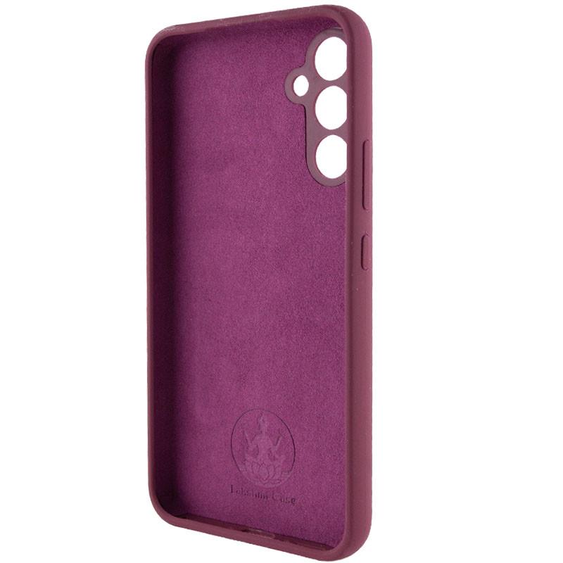 Противоударный Чехол Silicone Cover Lakshmi Full Camera (AAA) для Samsung Galaxy A34 5G Бордовый / Plum - фото 4