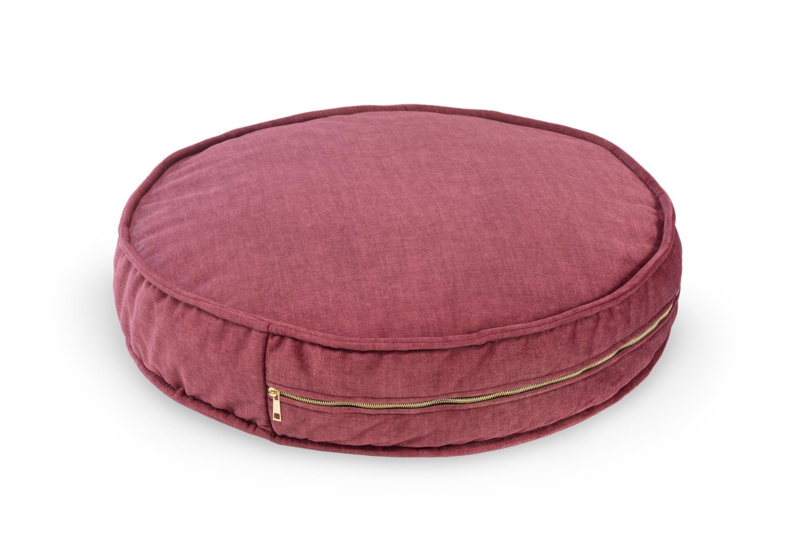 Подушка кругла для тварин Harley and Cho Island Memory Foam ⌀ 65 см Berry (3103208) - фото 4