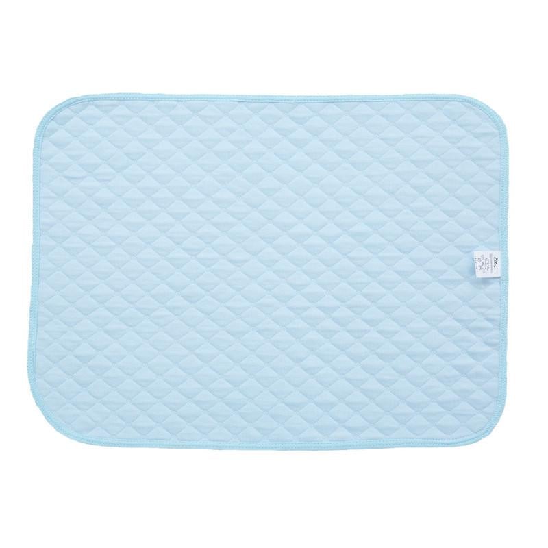 Пелюшка дитяча непромокальна органічна бавовна 70х90 см Блакитна (24246765) - фото 1 Пелюшка дитяча непромокальна органічна бавовна 70х90 см Блакитна (24246765) - фото 1