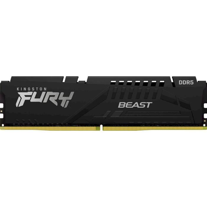 Оперативная память с радиатором Kingston FURY Beast KF552C40BB-8 8 ГБ DDR5 5200 МГц DIMM XMP Black (654881)