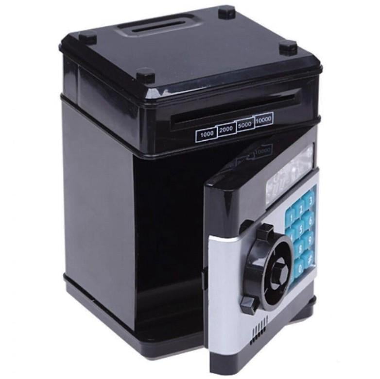 Копилка с кодовым замком Number Bank Черный (23187441)