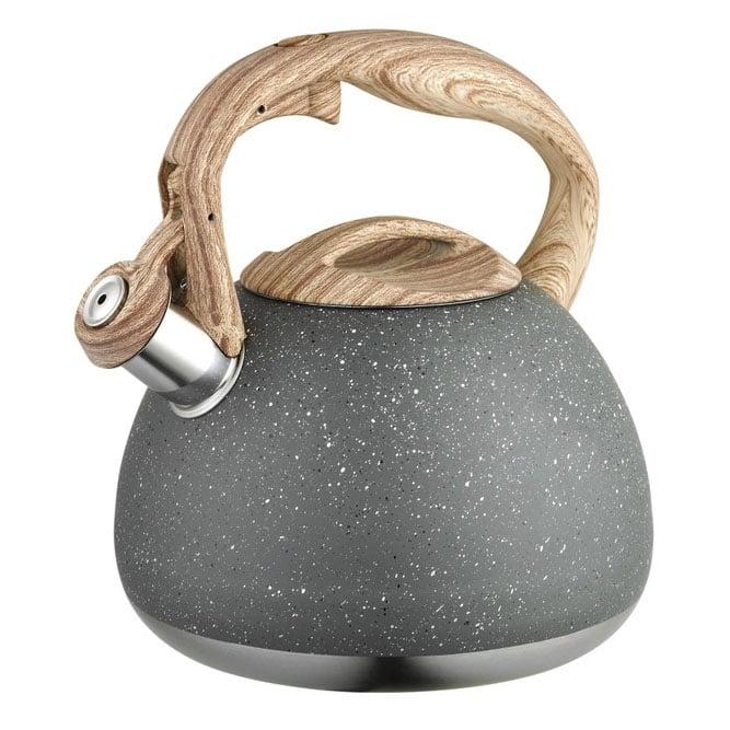 Чайник Unique UN-5306 со свистком 2,7 л Dark gray (tf5930) - фото 1 Чайник Unique UN-5306 со свистком 2,7 л Dark gray (tf5930) - фото 1