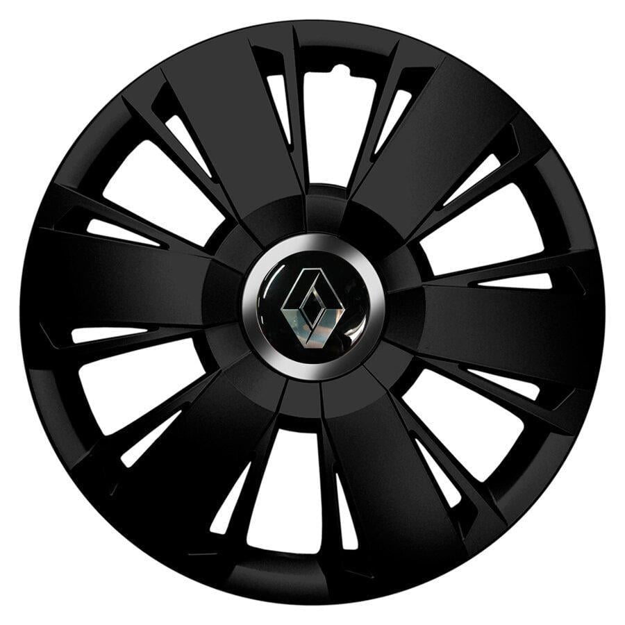 Комплект колпаков JAWOPLAST Sportivo R15 для Renault 4 шт. Black (28434578) - фото 1