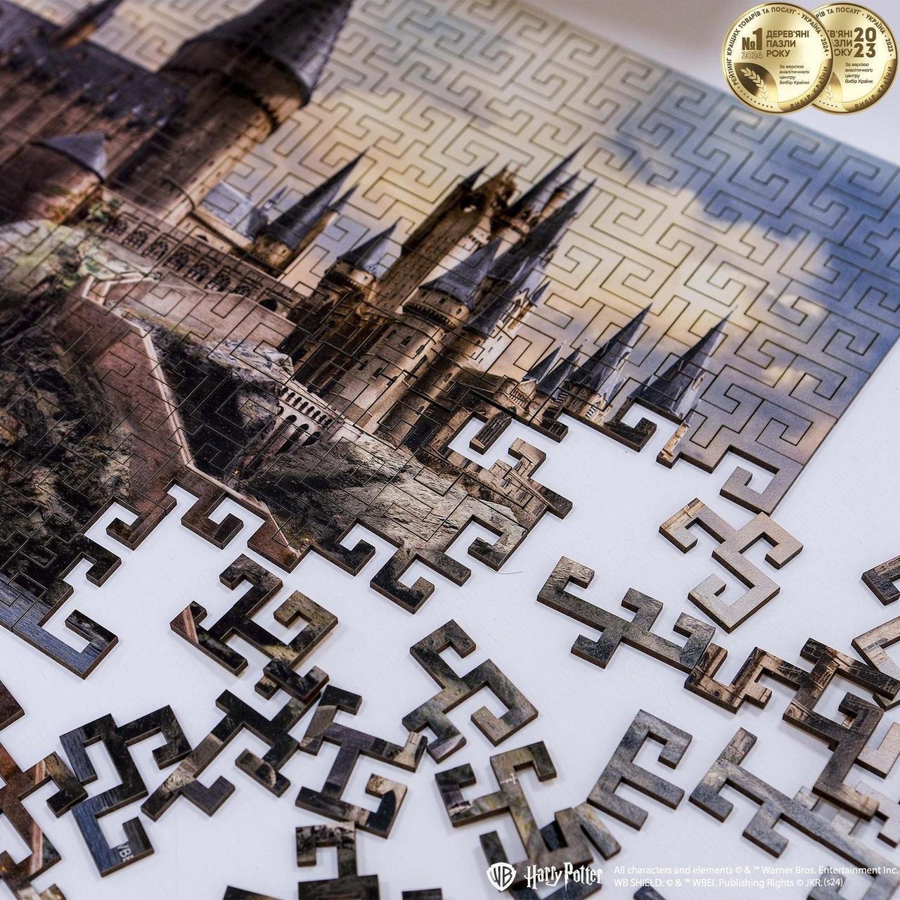 Пазл дерев'яний фігурний Woods Story Гаррі Поттер Серія Замок Хогвартс - фото 2 Пазл дерев'яний фігурний Woods Story Гаррі Поттер Серія Замок Хогвартс - фото 2
