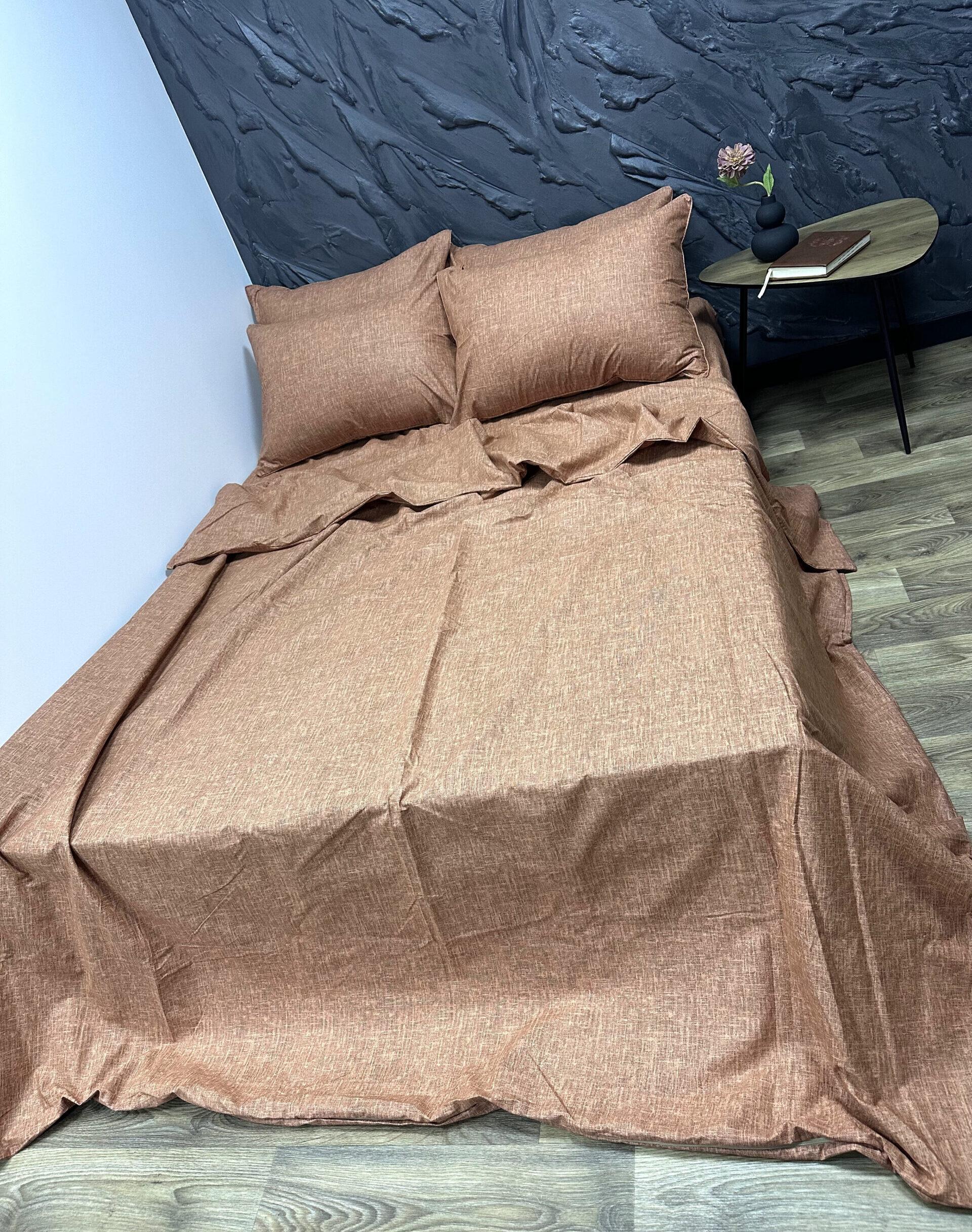 Комплект постельного белья Comfort Home Melange ginger семейный