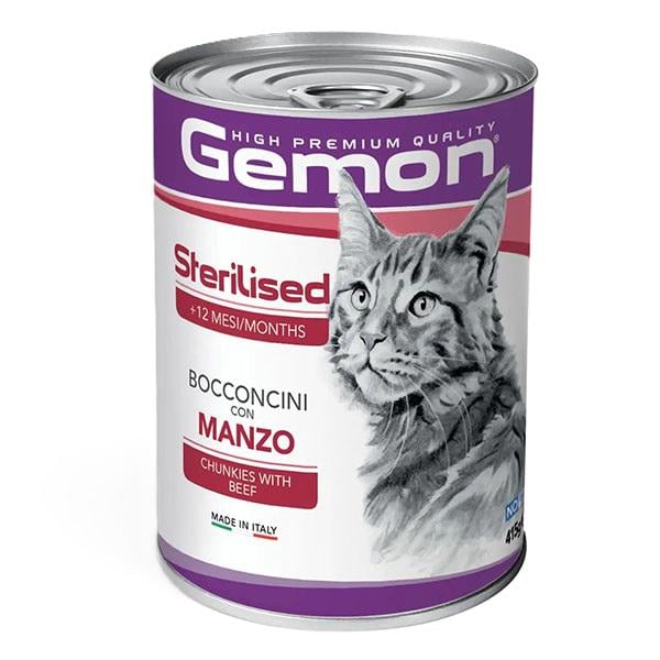 Корм для кошек влажный GEMON Cat Wet говядина 415 г (000025794)