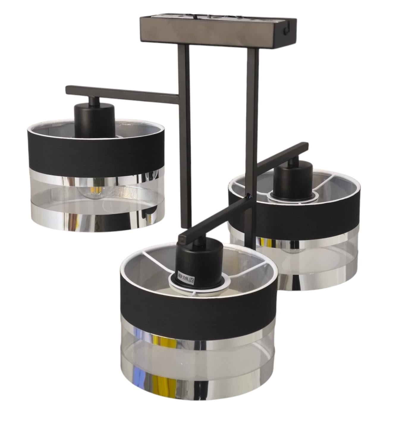 Люстра BR-273S/3 E27 BK (27-213)