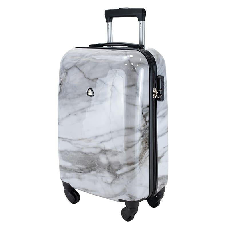 Чемодан SEMI LINE 20" S 41 л White Marble (DAS303339)