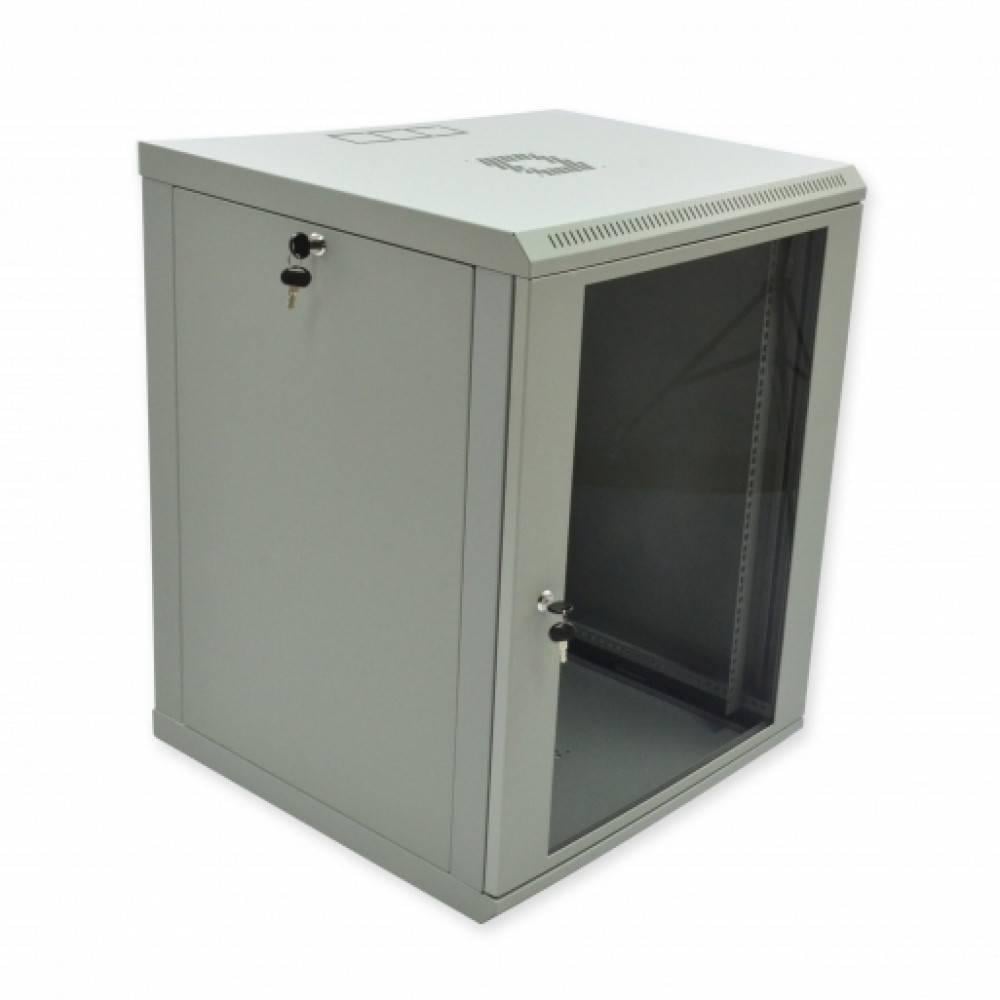 Шафа 15U економ акрилове скло 600x600x773 мм Сірий (42997)