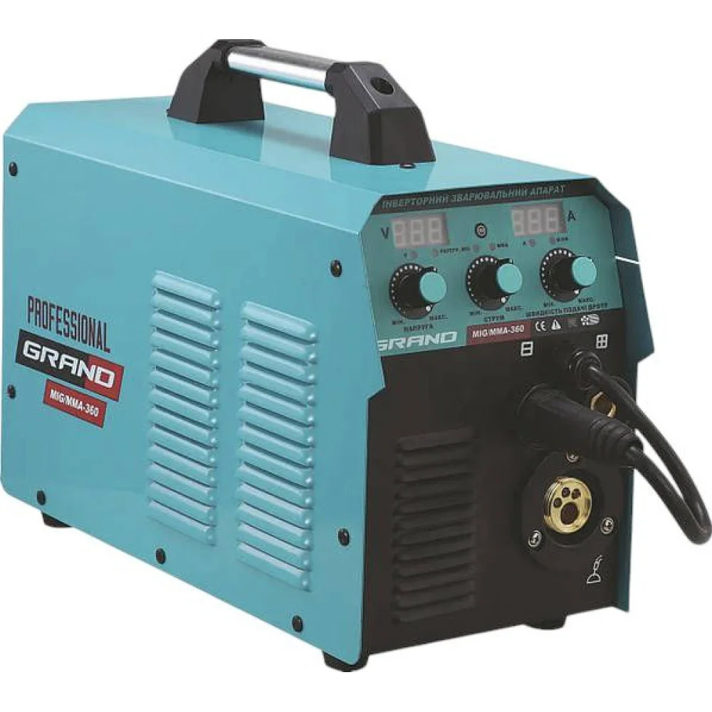 Інверторний зварювальний напівавтомат Grand MIG/MMA-360 - фото 7 Інверторний зварювальний напівавтомат Grand MIG/MMA-360 - фото 7