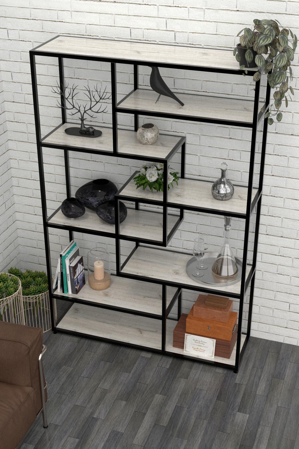 Стеллаж EcoLoft Mirelle DSP-1163 в стиле лофт Дуб Кортона (24368671) Стеллаж EcoLoft Mirelle DSP-1163 в стиле лофт Дуб Кортона (24368671)