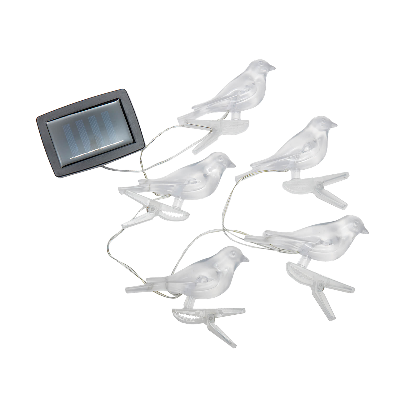 Гирлянда декоративная Garden Line SOL6063 5 LED в форме птицы теплый белый 3,2 м