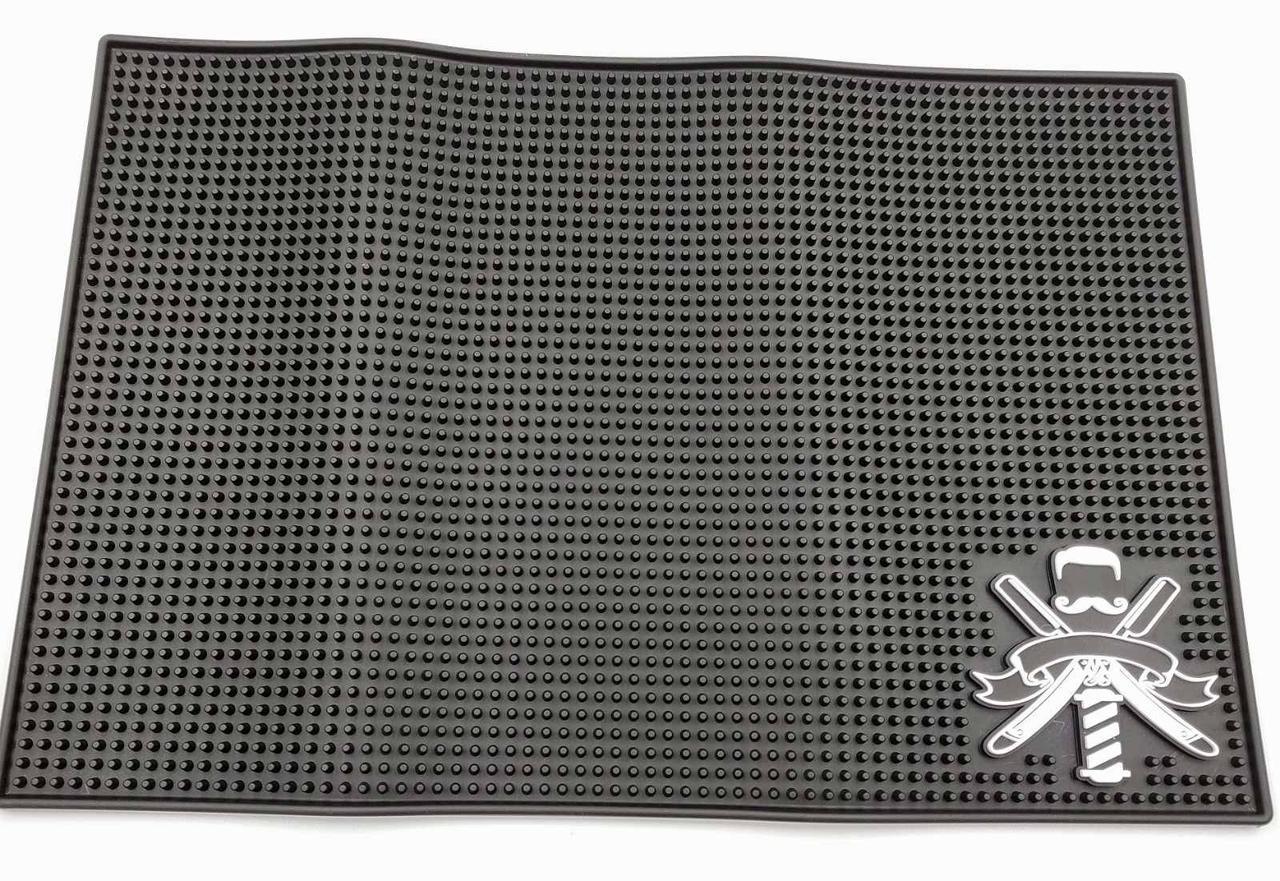 Коврик силиконовый для парикмахерского инструмента ДенІС professional BARBER 45х30 см (2087890986) Коврик силиконовый для парикмахерского инструмента ДенІС professional BARBER 45х30 см (2087890986)