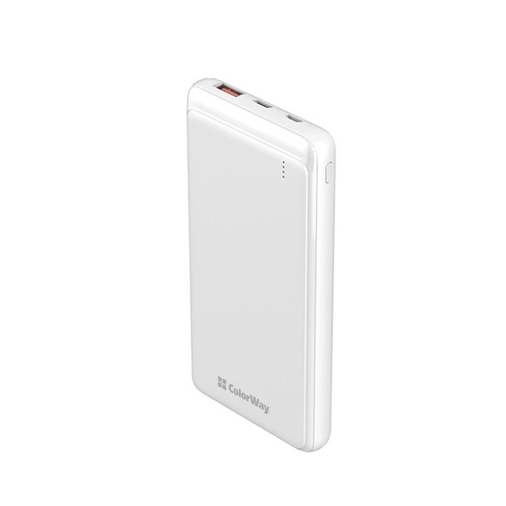 Повербанк ColorWay Slim 18W 10000 mAh White (CW-PB100LPG3WT-PD) - фото 4