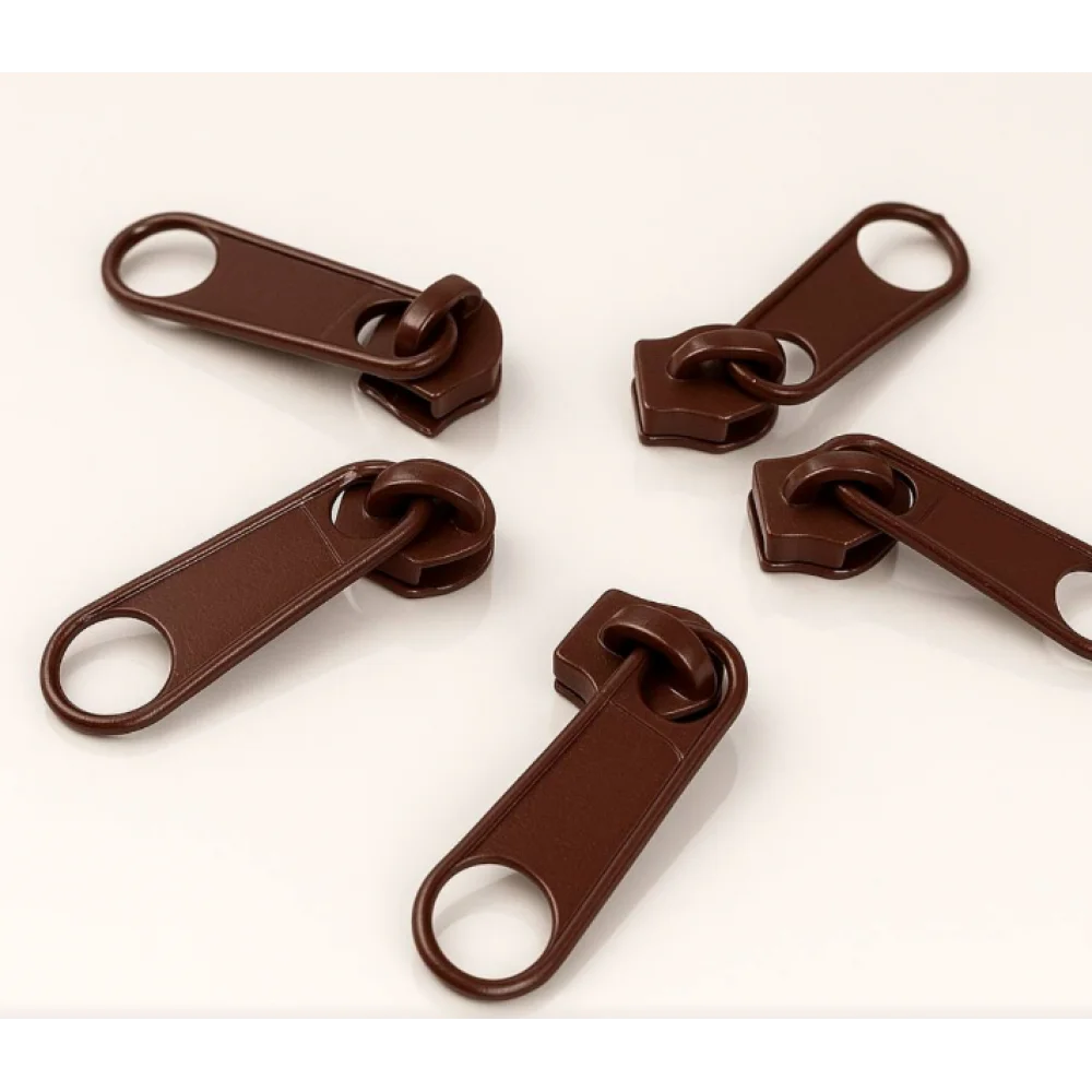 Бігунець для рулонної спіральної блискавки Sigma №5 5 шт. Коричневий (PU1172) Бігунець для рулонної спіральної блискавки Sigma №5 5 шт. Коричневий (PU1172)