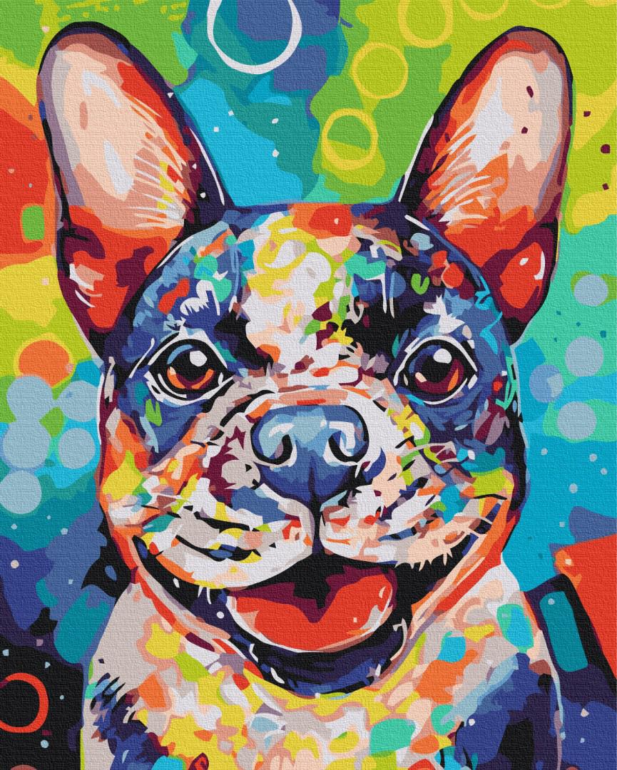 Картина за номерами Brushme Яскравий пес 48x60 см (BS38448L) Картина за номерами Brushme Яскравий пес 48x60 см (BS38448L)