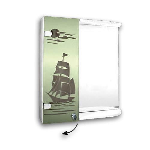 Шкафчик зеркальный 530х640х120 мм (850) - фото 2 Шкафчик зеркальный 530х640х120 мм (850) - фото 2