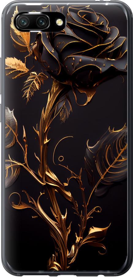 Чехол на Huawei Honor 10 Роза 3 (5552u-1496-42517) Чехол на Huawei Honor 10 Роза 3 (5552u-1496-42517)