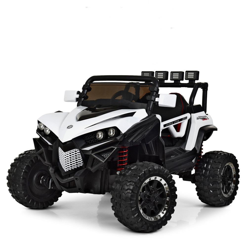 Детский электромобиль Bambi Racer Джип с USB и MP3 Белый (M 3804EBLR-1)