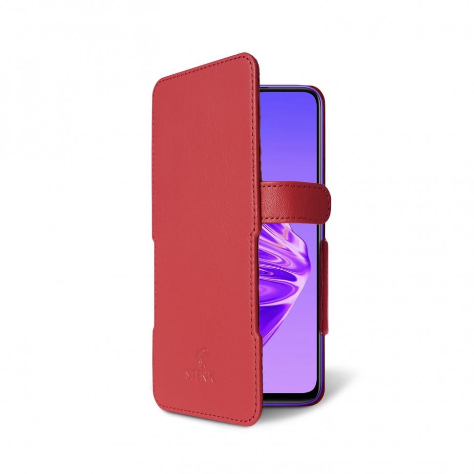 Чехол книжка Stenk Prime для Realme 5 Красный (65373)