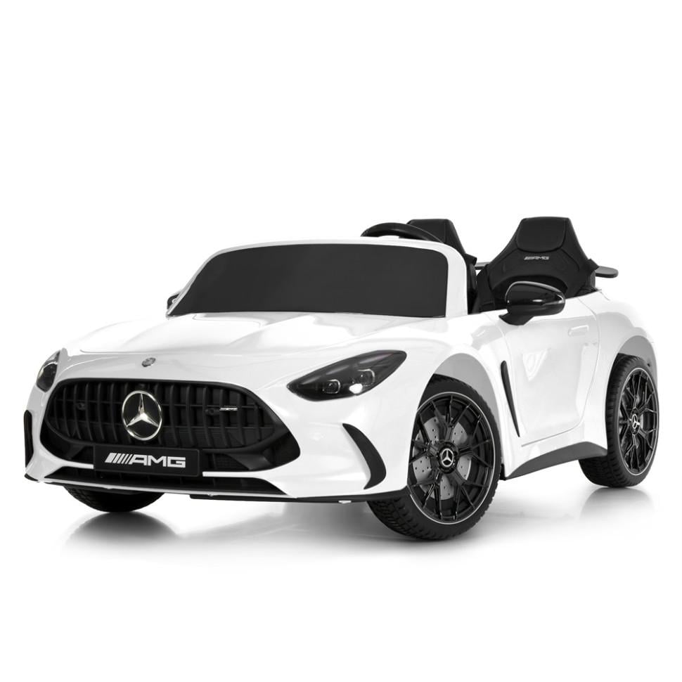 Детский электрический автомобиль Bambi Mercedes-Benz 24V двухместный до 50 кг Белый (DE-169-E-918)