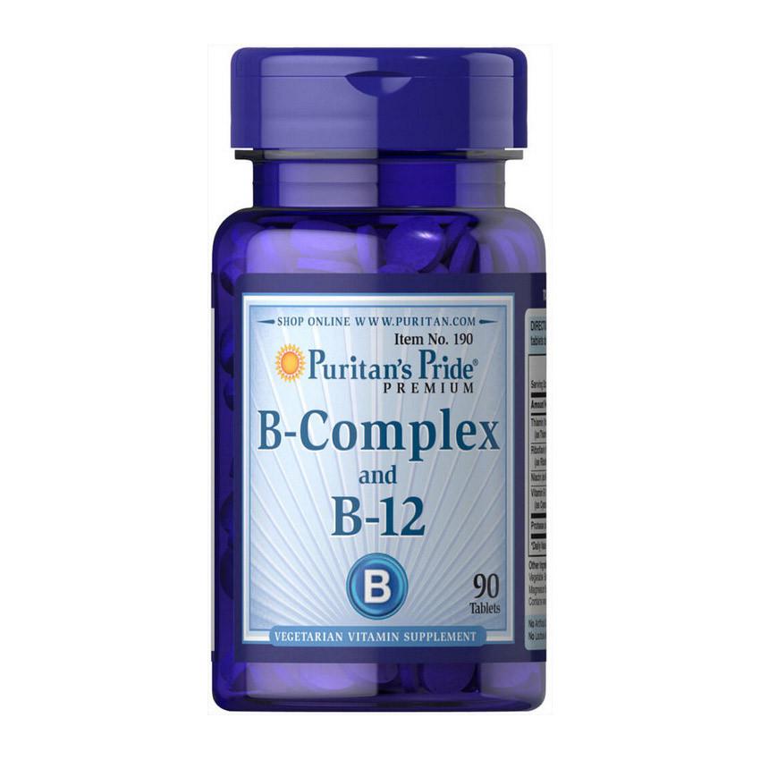 Комплекс витаминов группы B Puritan's Pride Vitamin B-Complex & Vitamin B-12 90 капс. (09959-01) Комплекс витаминов группы B Puritan's Pride Vitamin B-Complex & Vitamin B-12 90 капс. (09959-01)