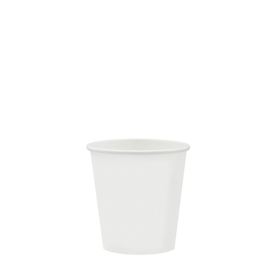 Стакан бумажный 110 мл 50 шт. Белый