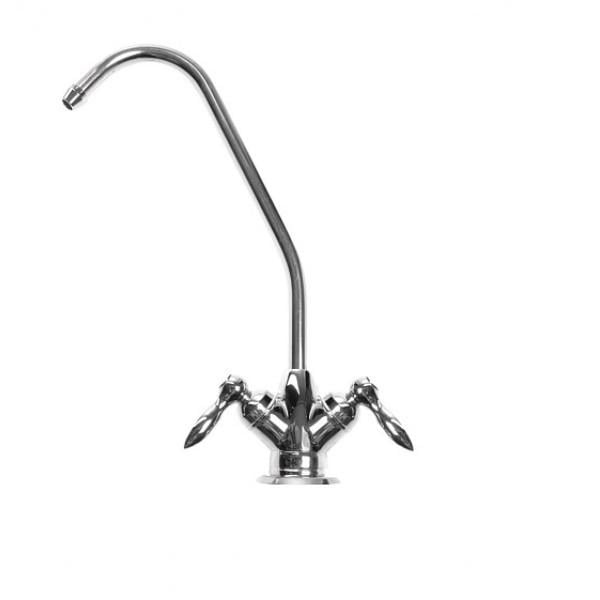 Кран керамический полувращающийся Aquakut двойной рычаг Хром (FCT-7) Кран керамический полувращающийся Aquakut двойной рычаг Хром (FCT-7)