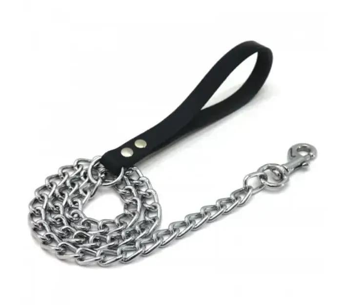 Повідець ланцюг Економ для собак ПЛЧ 3,0 мм 110 см Хром