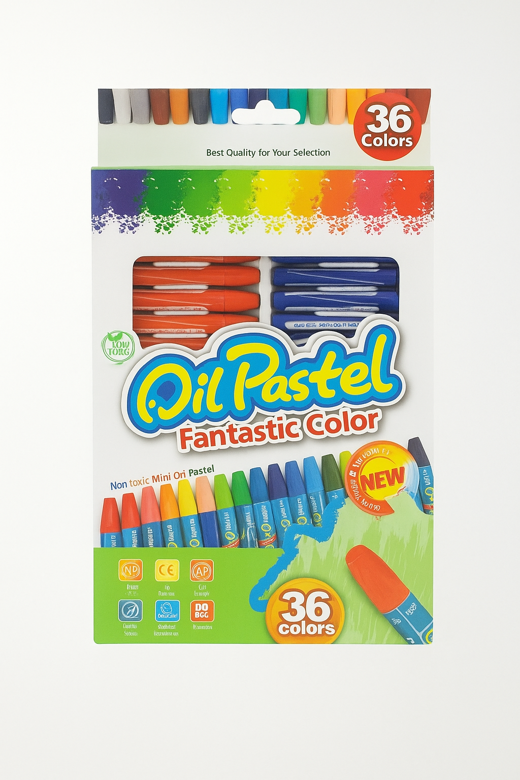 Набір пастель олійна для малювання Stenson WW01279ST 36 кольорів Різнокольоровий (65884966)