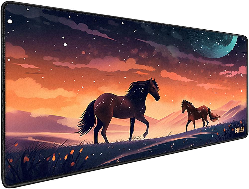 Коврик для мышки SHLab Лошади SHM-260 70х30 см (35739)