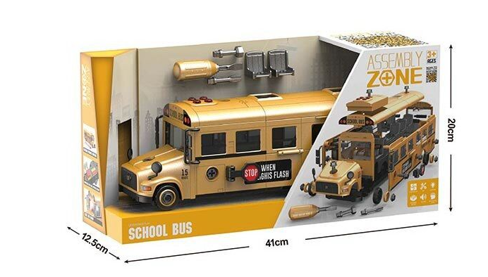 Автобус іграшковий YW 9099 C звуки/підсвічування салону/конструктор/інерція/викрутка/деталі що рухаються (2431313937) Автобус іграшковий YW 9099 C звуки/підсвічування салону/конструктор/інерція/викрутка/деталі що рухаються (2431313937)