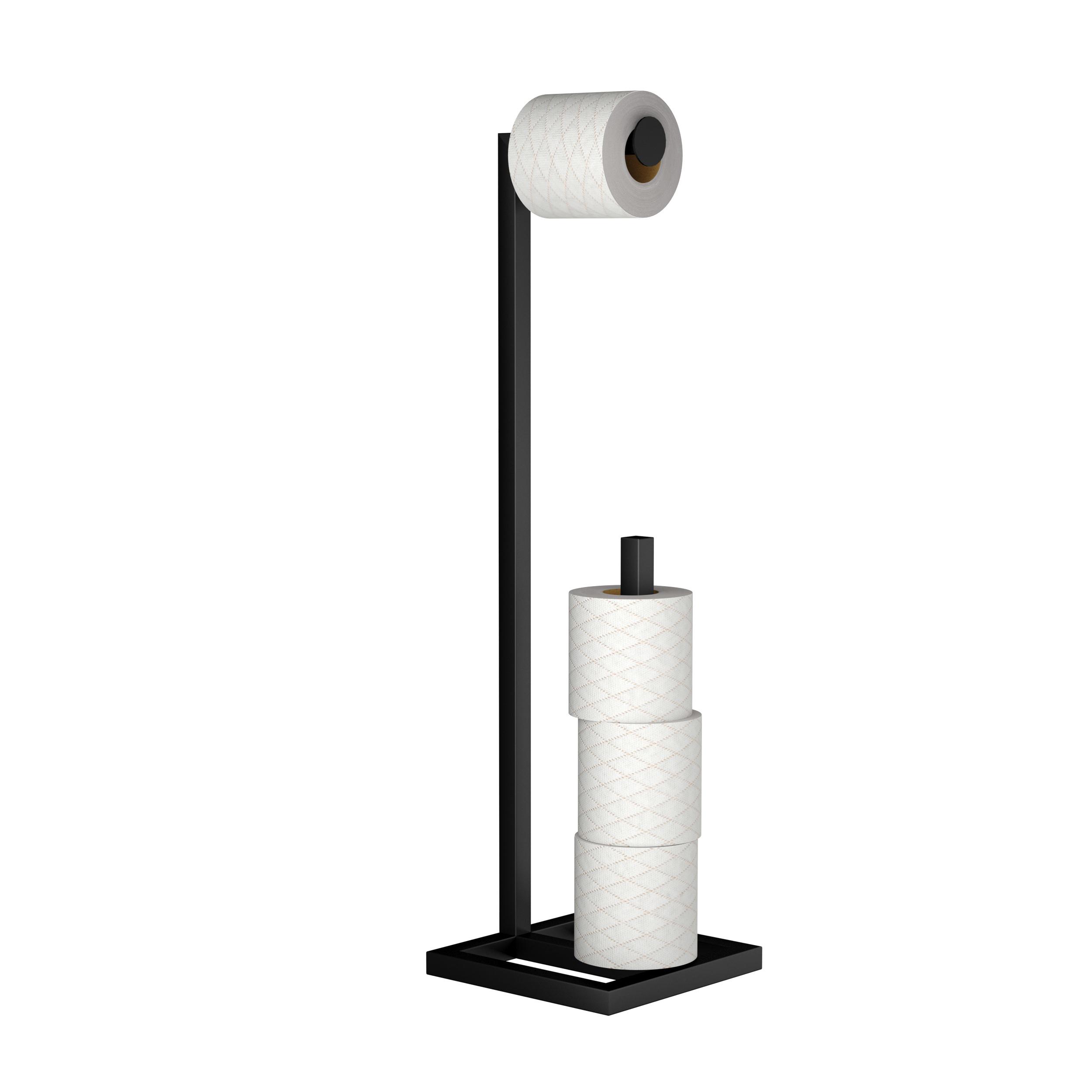 Стойка для туалетной бумаги Orizon LOFT A металлическая матированная Черный - фото 2 Стойка для туалетной бумаги Orizon LOFT A металлическая матированная Черный - фото 2