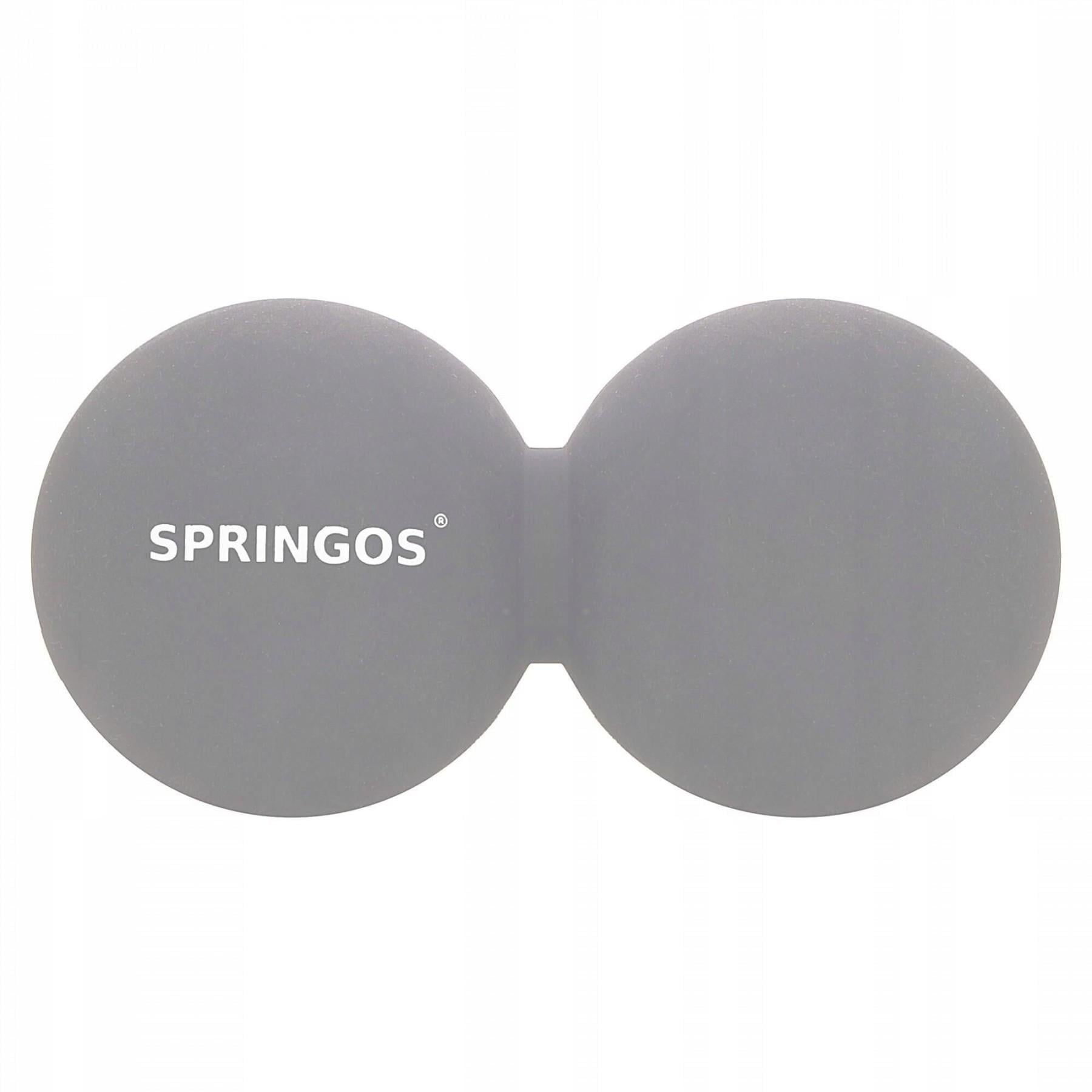 Массажный мяч двойной Springos Lacrosse Double Ball 6,5x13 см (20764)