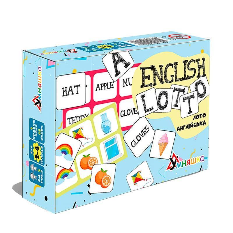 Настольная игра Умняшка Лото английский развивающий 2118 (31155820)