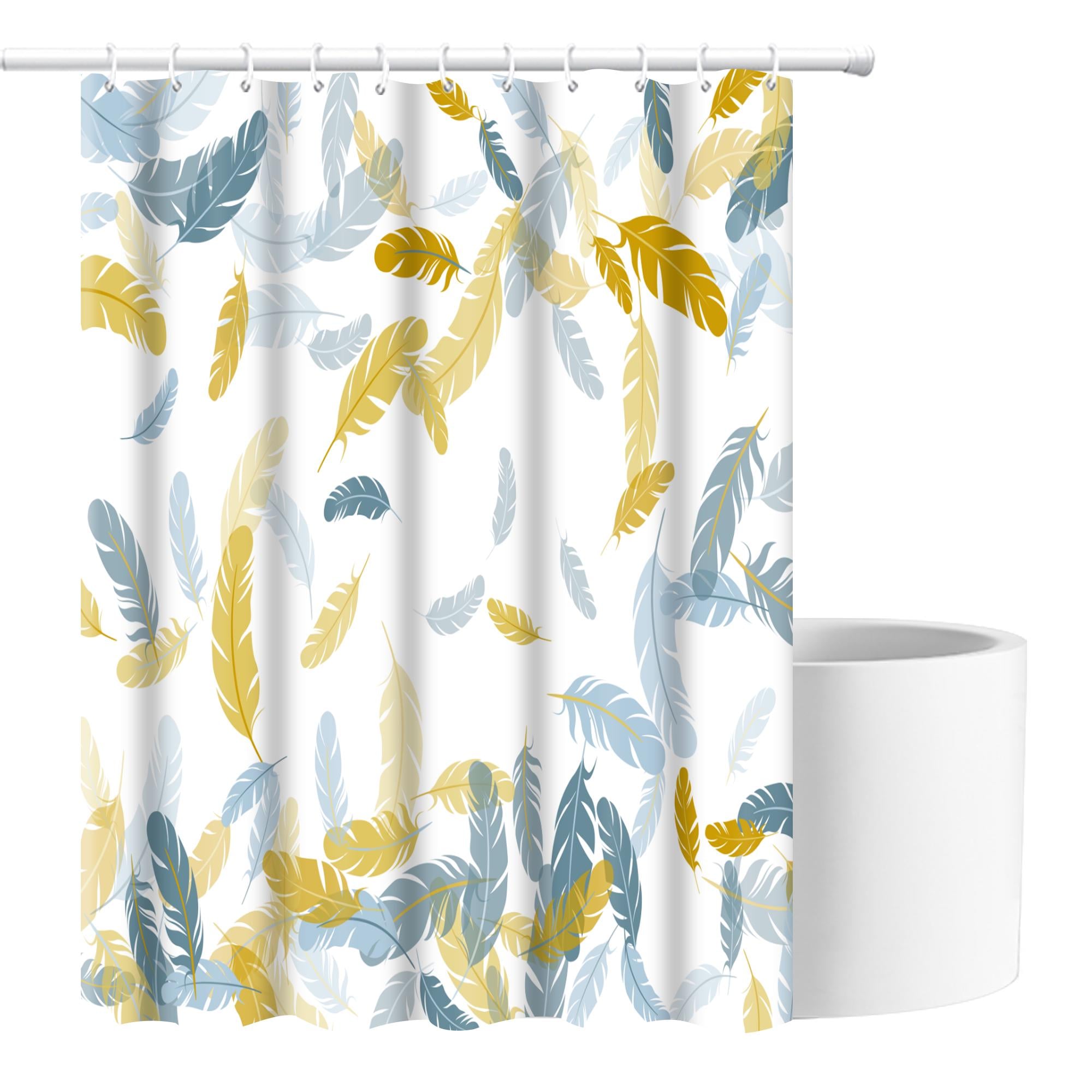 Шторка для ванной и душа с кольцами Bathlux 20164 водоотталкивающая 180x180 см