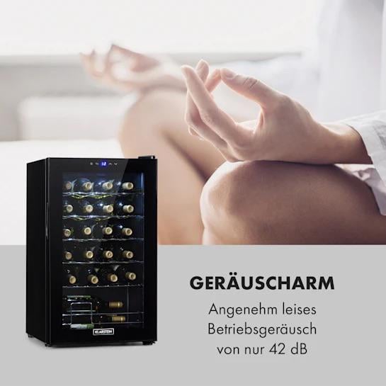 Холодильник для вина Klarstein Shiraz 24 Uno сенсорна панель управління 5-18°C 63 л 24 пляшок - фото 8 Холодильник для вина Klarstein Shiraz 24 Uno сенсорна панель управління 5-18°C 63 л 24 пляшок - фото 8