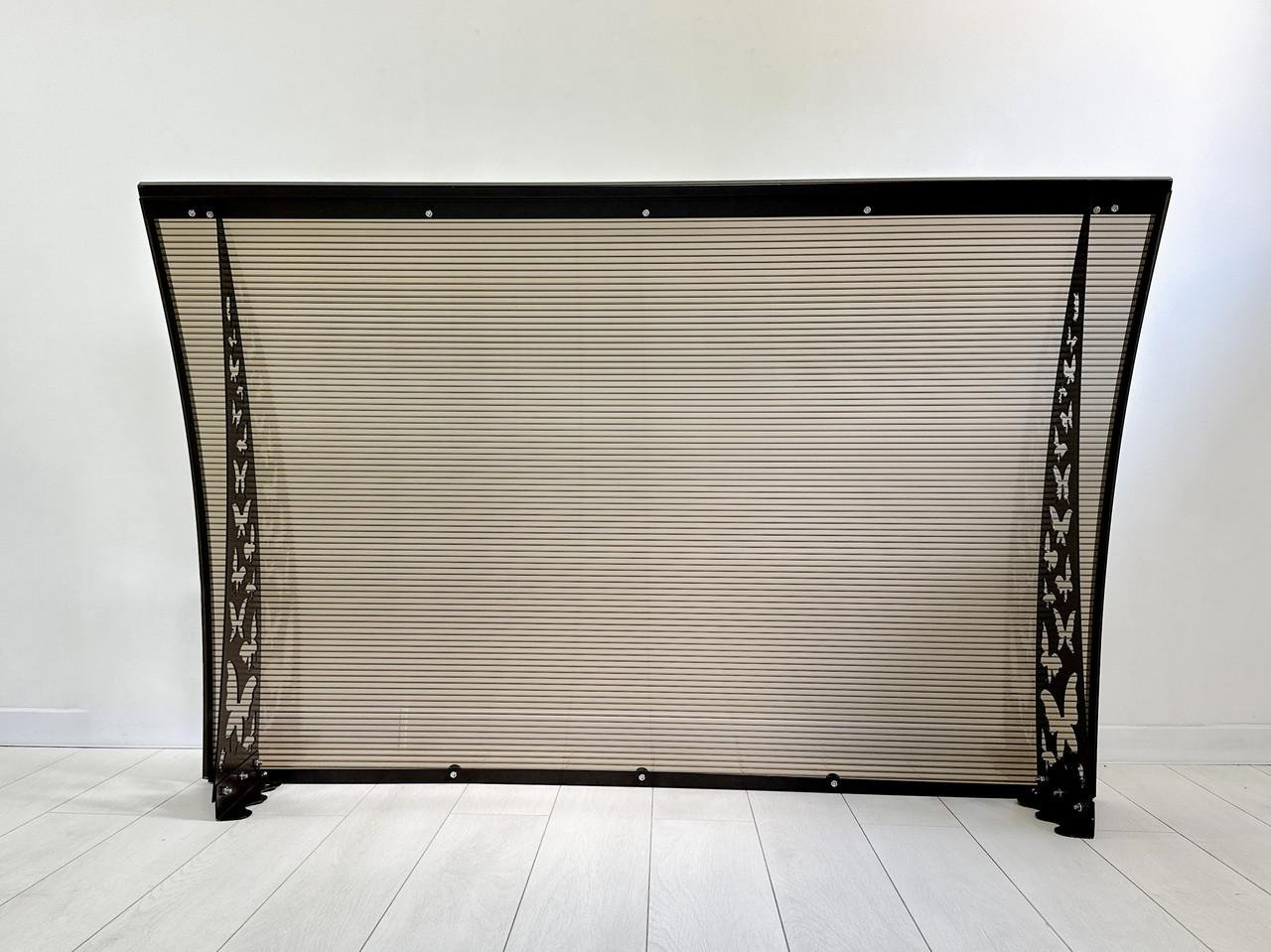 Навес-козырек Бабочки сотовый поликарбонат 6 мм 100х80 см (2702251) - фото 2 Навес-козырек Бабочки сотовый поликарбонат 6 мм 100х80 см (2702251) - фото 2