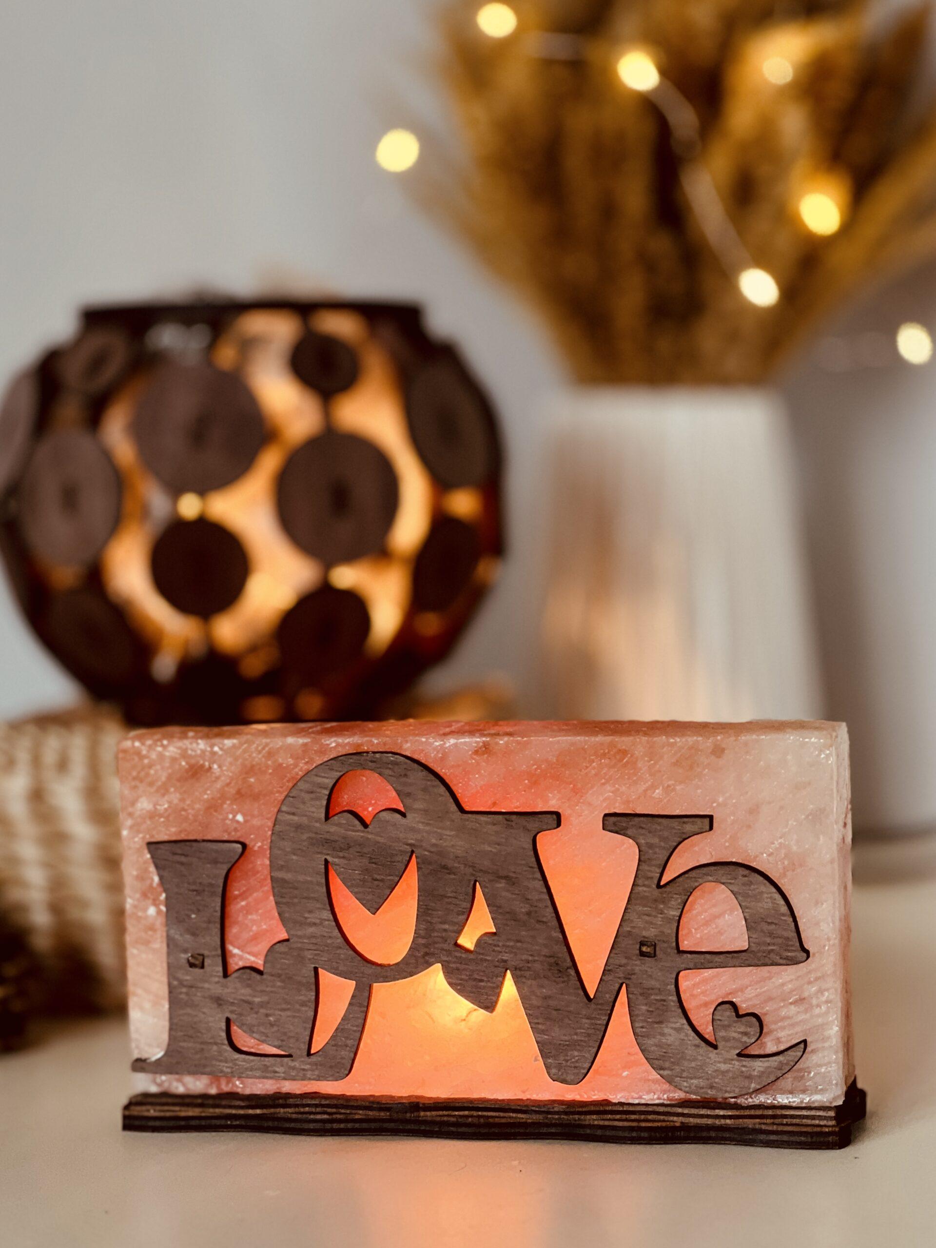 Соляна лампа декоративна Himalayan Кохання 2 кг (29903000) - фото 2