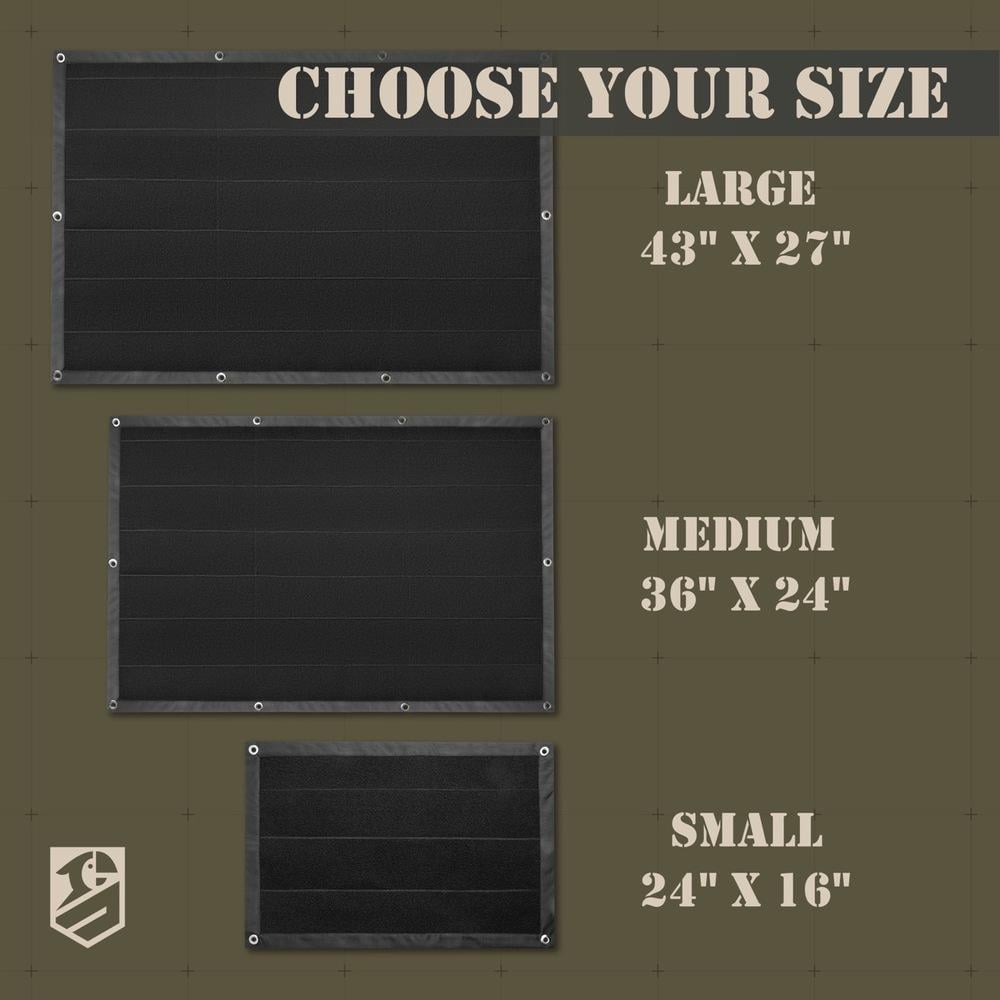 Панель-стенд для шевронов на липучке с 2 патчами 69х110 см (25755) - фото 6