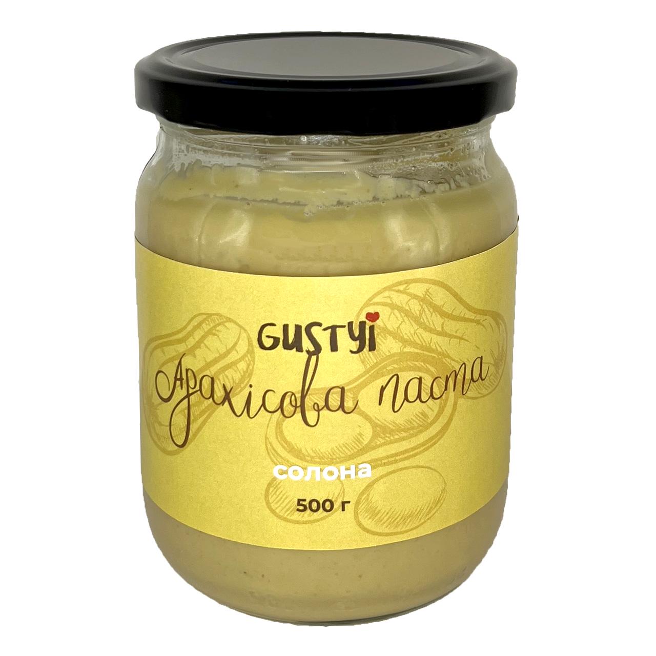 Арахисовая паста с морской солью ТМ Gustyi 500 г (10817839)