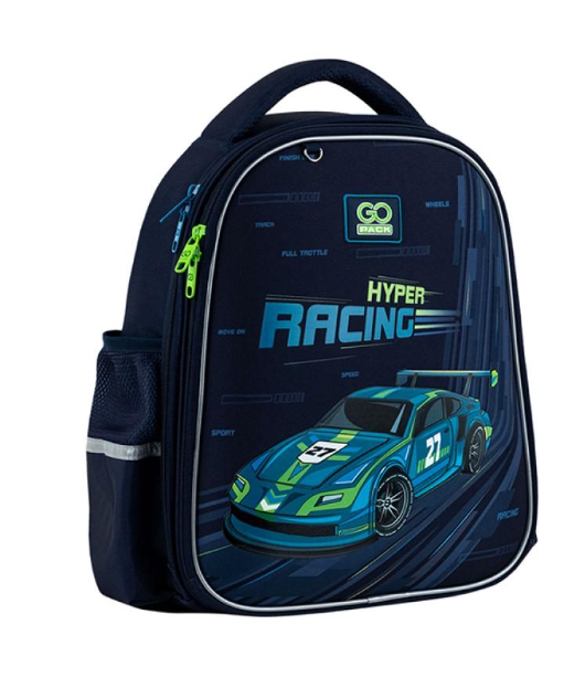 Рюкзак шкільний напівкаркасний GoPack Education Speedway GO25-165S-4 (4063276198457)