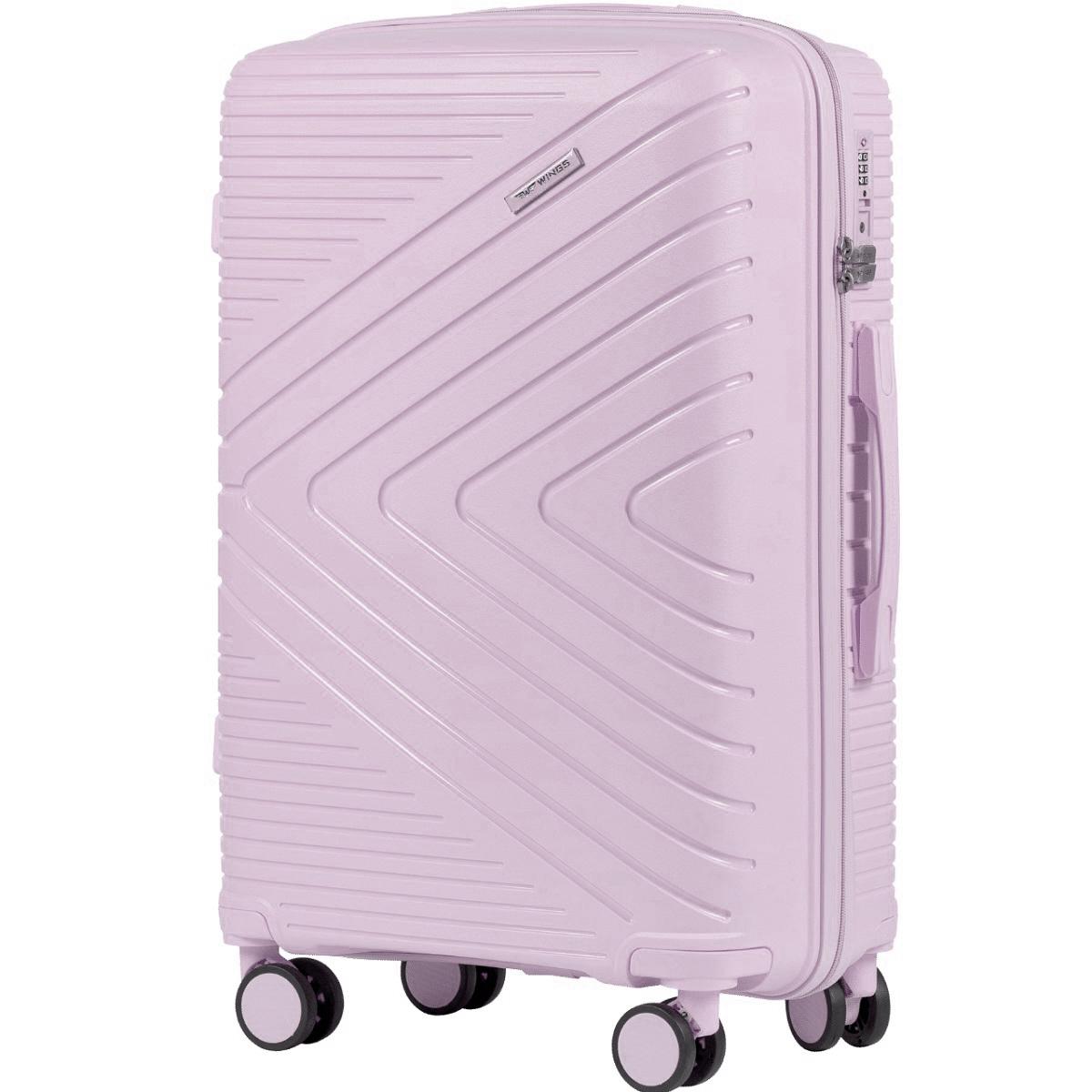 Чемодан полипропиленовый Wings 181-05 средний Светло-фиолетовый (Wp00537) Чемодан полипропиленовый Wings 181-05 средний Светло-фиолетовый (Wp00537)
