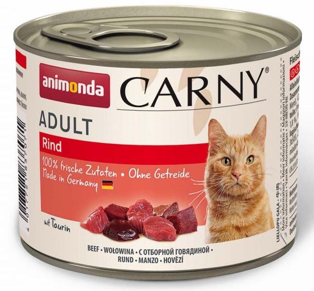 Корм вологий для кішок Animonda Carny Beef з яловичиною 200 г (1830807772) - фото 1 Корм вологий для кішок Animonda Carny Beef з яловичиною 200 г (1830807772) - фото 1