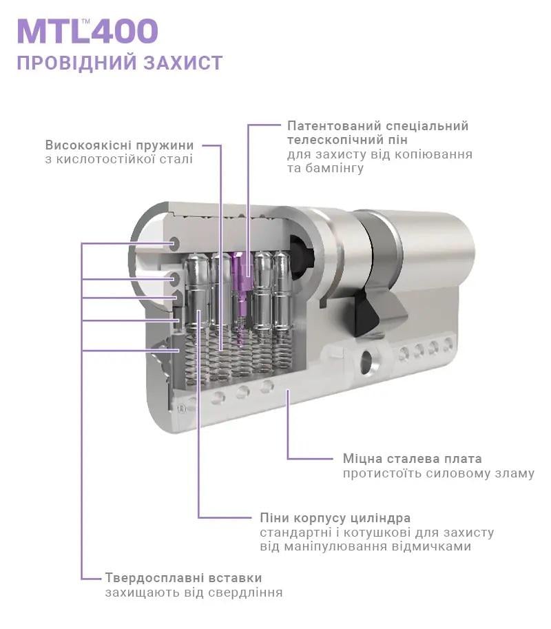 Циліндр Mul-T-Lock DIN_KK XP MTL400 71 NST 31x40 (13493271) - фото 2